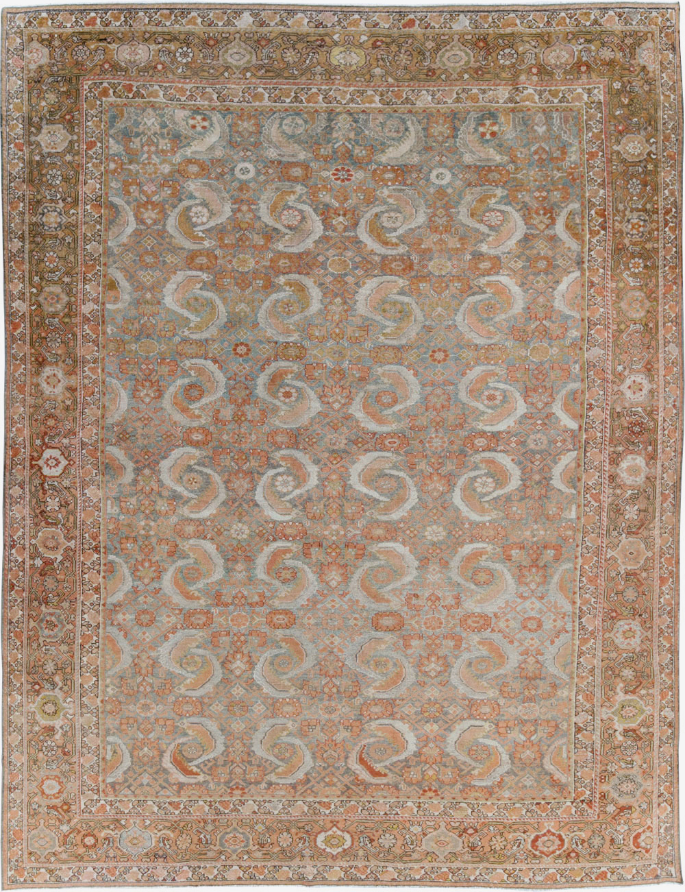 Antique Persian Malayer Room Size Carpet, No.25368 - Gsblank