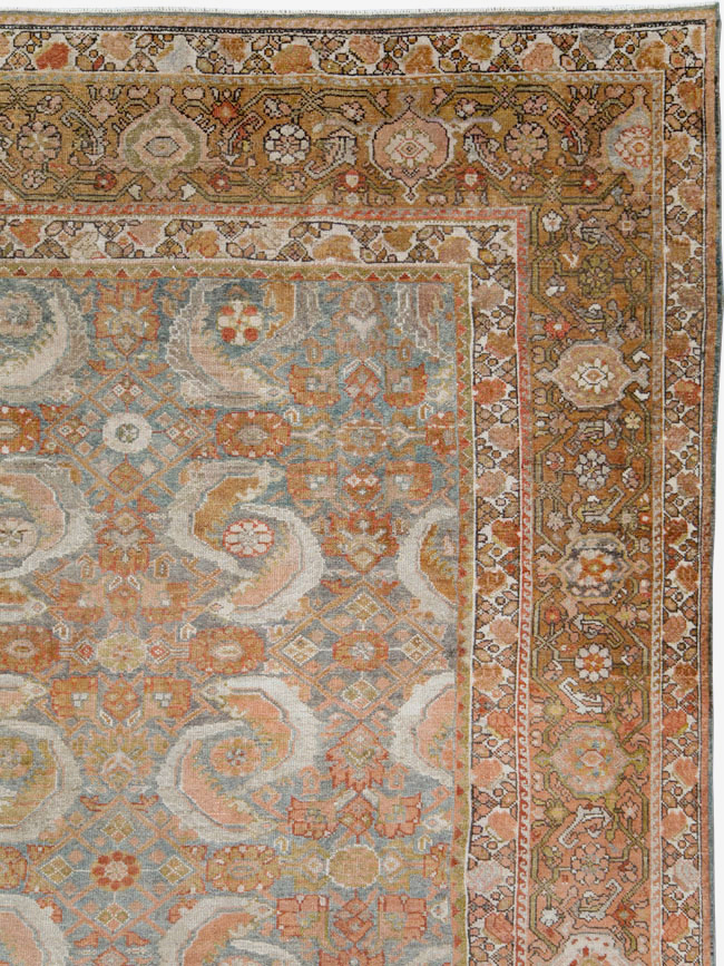 Antique Persian Malayer Room Size Carpet, No.25368 - Gsblank