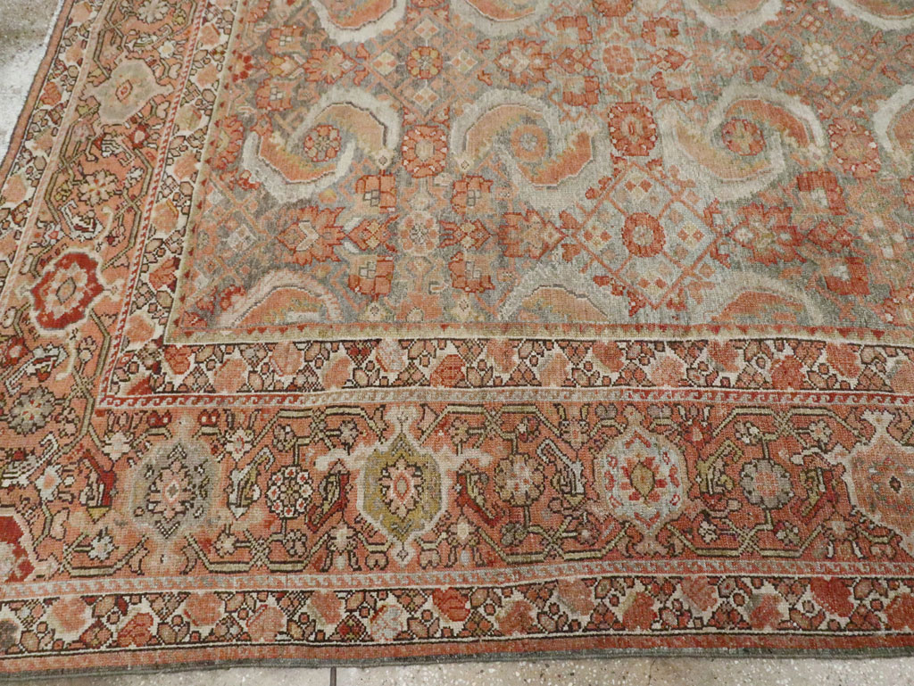 Antique Persian Malayer Room Size Carpet, No.25368 - Gsblank