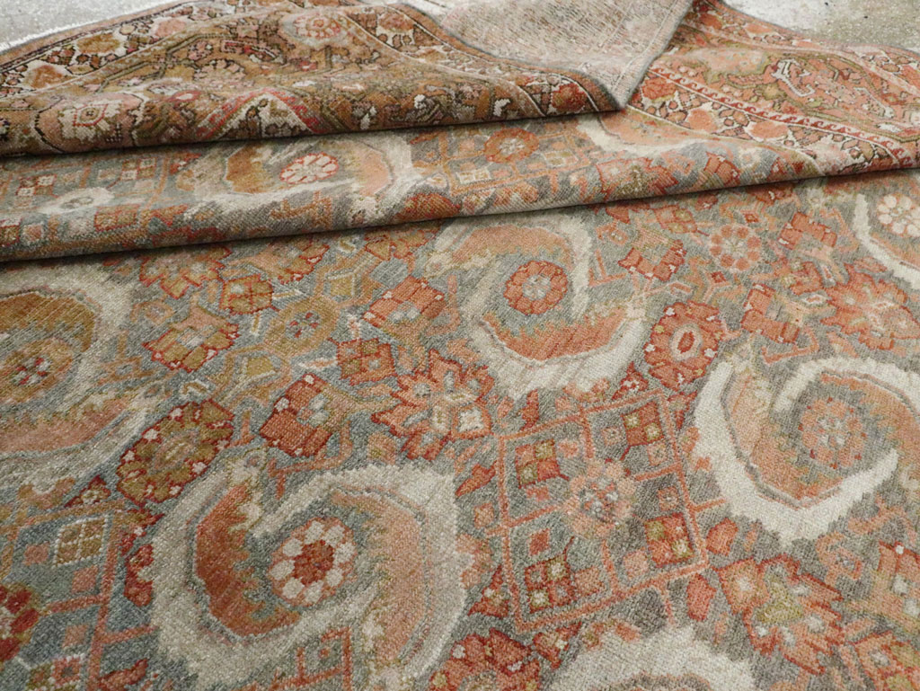 Antique Persian Malayer Room Size Carpet, No.25368 - Gsblank