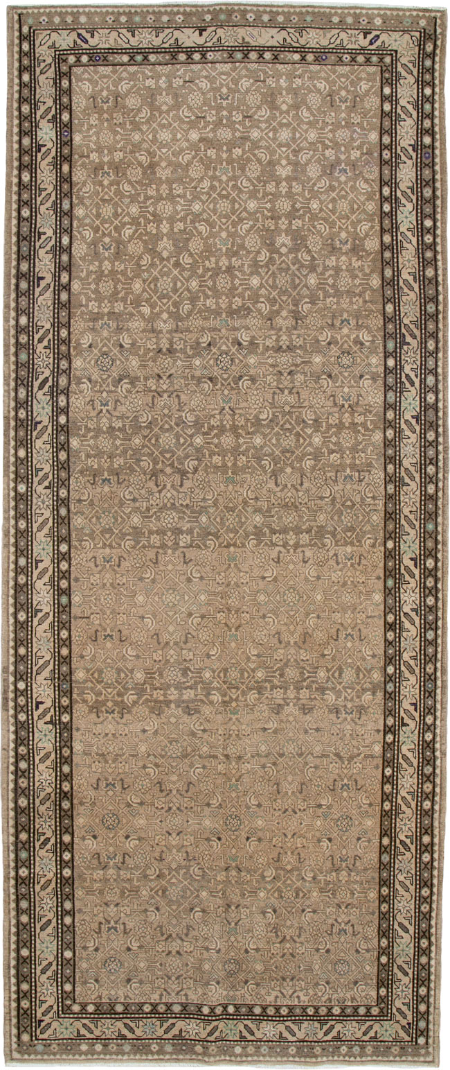 Vintage Persian Malayer Gallery Carpet, No.25374 - Gsblank