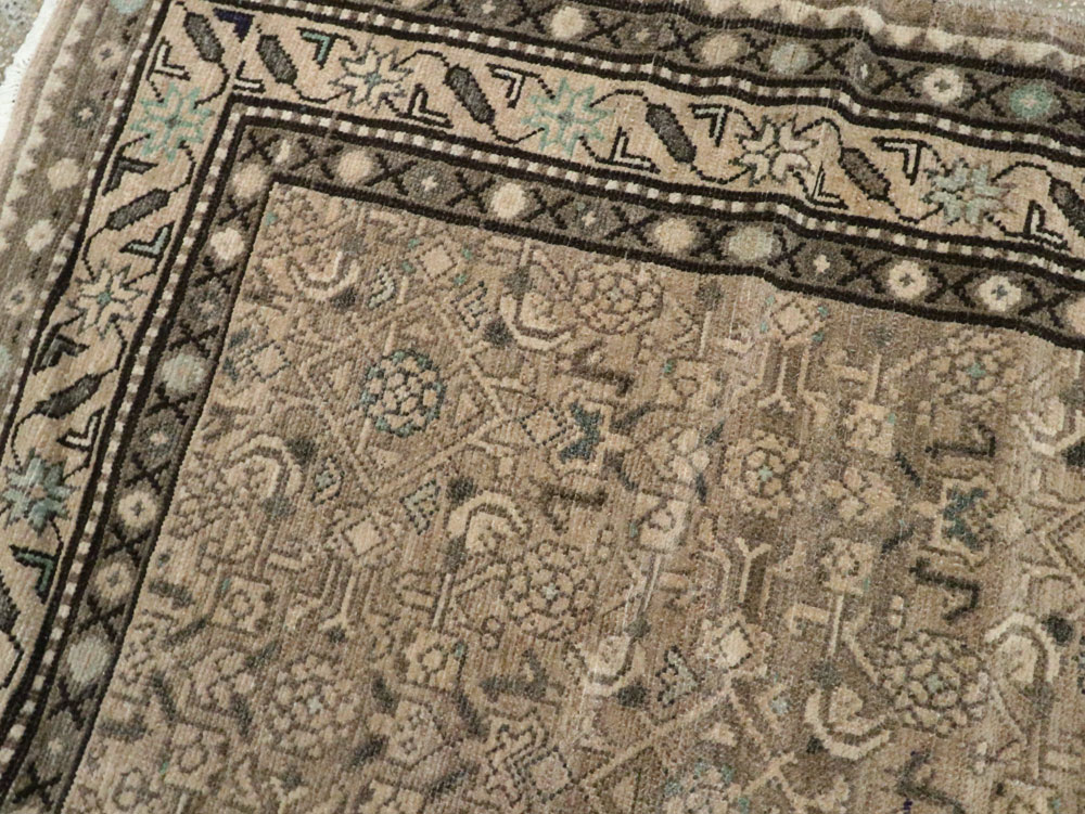 Vintage Persian Malayer Gallery Carpet, No.25374 - Gsblank
