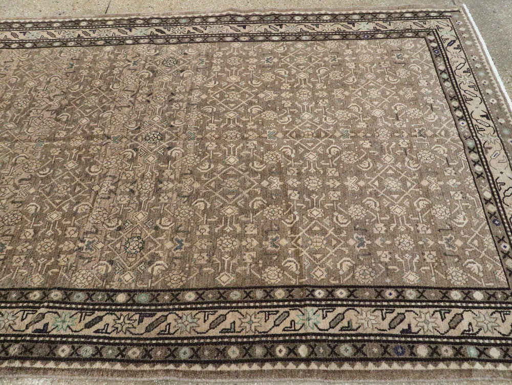 Vintage Persian Malayer Gallery Carpet, No.25374 - Gsblank