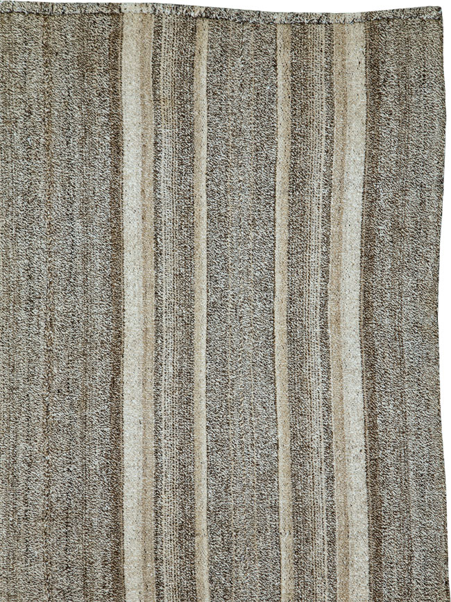 Vintage Persian Flatweave Rug, No.25382 - Gsblank