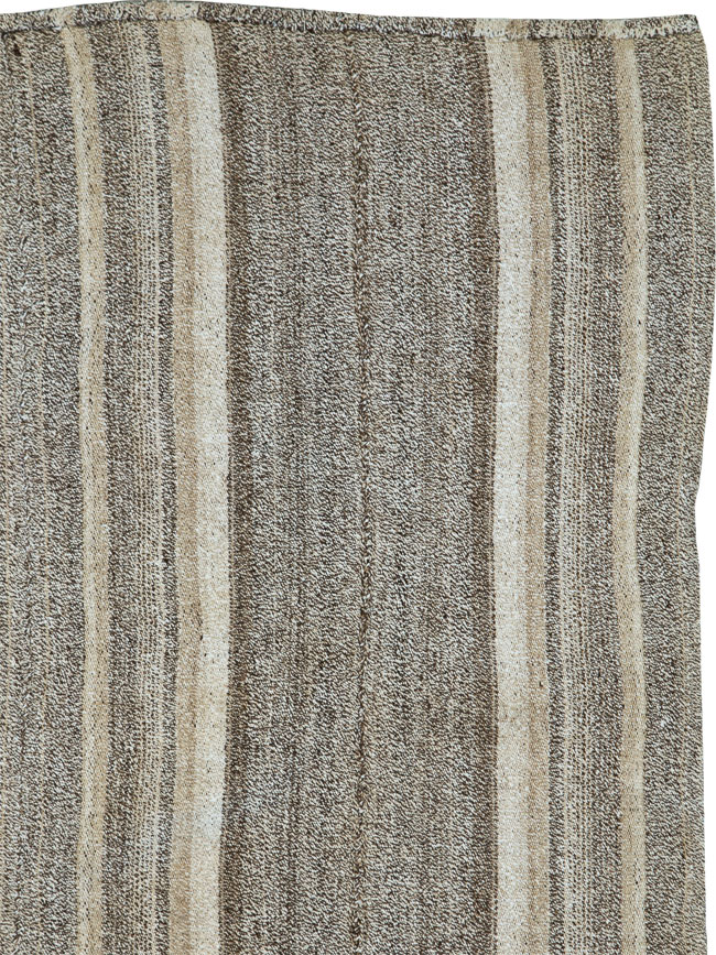 Vintage Persian Flatweave Rug, No.25382 - Gsblank