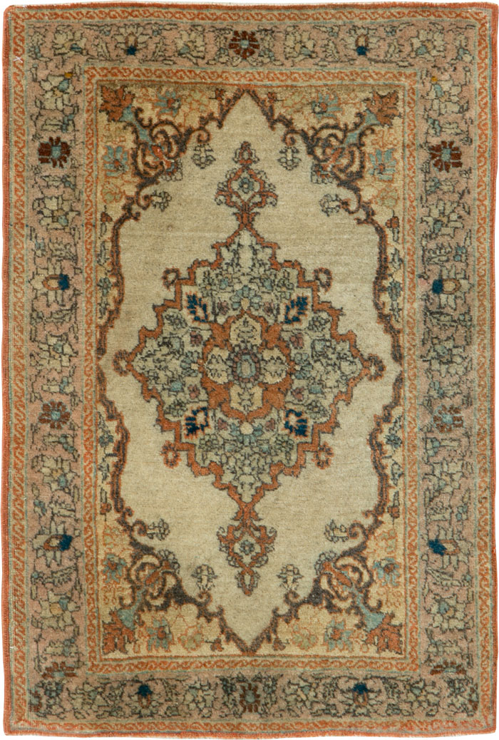 Antique Persian Tabriz Hagi Jalili Rug, No.25388 - Gsblank