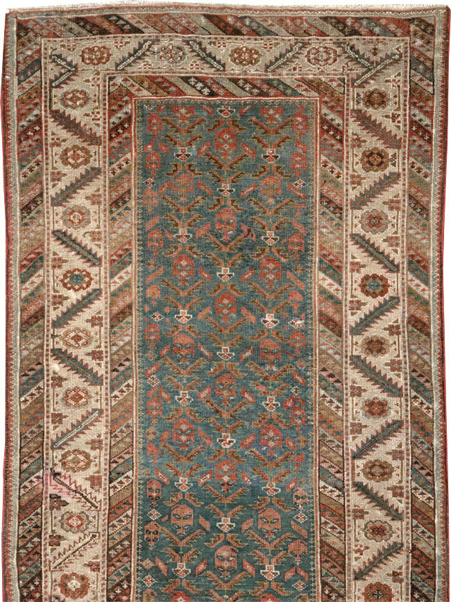 Antique Persian Malayer Long Runner, No.25389 - Gsblank