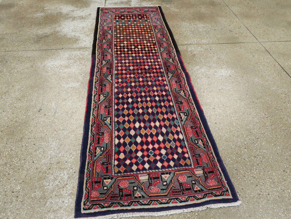 Vintage Persian Mahal Runner, No.25403 - Gsblank