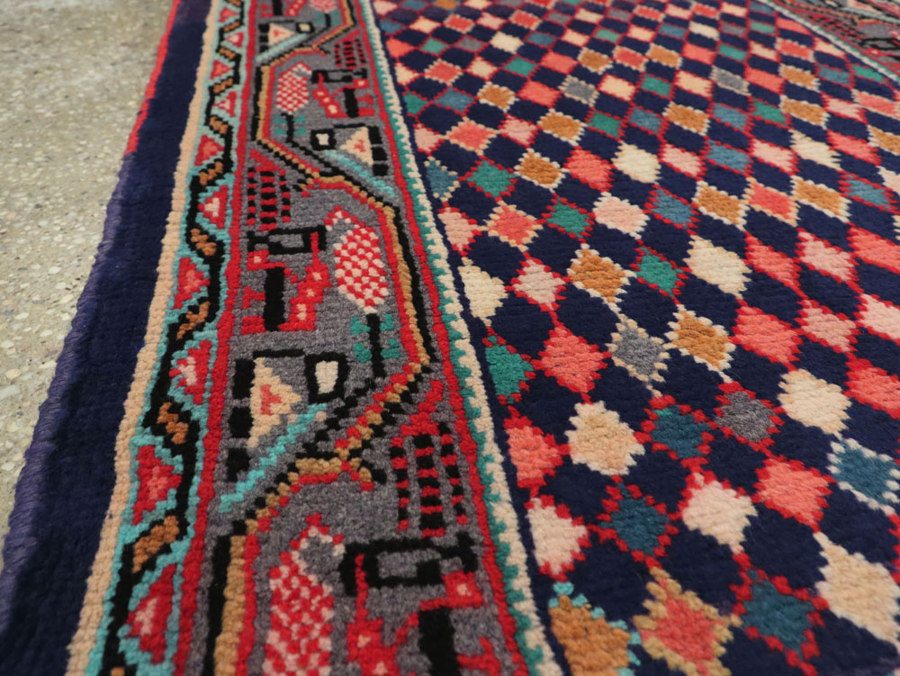 Vintage Persian Mahal Runner, No.25403 - Gsblank