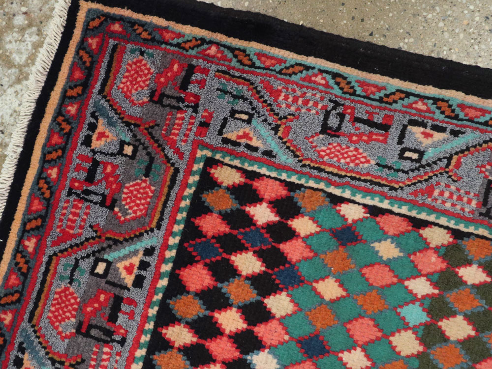 Vintage Persian Mahal Runner, No.25403 - Gsblank