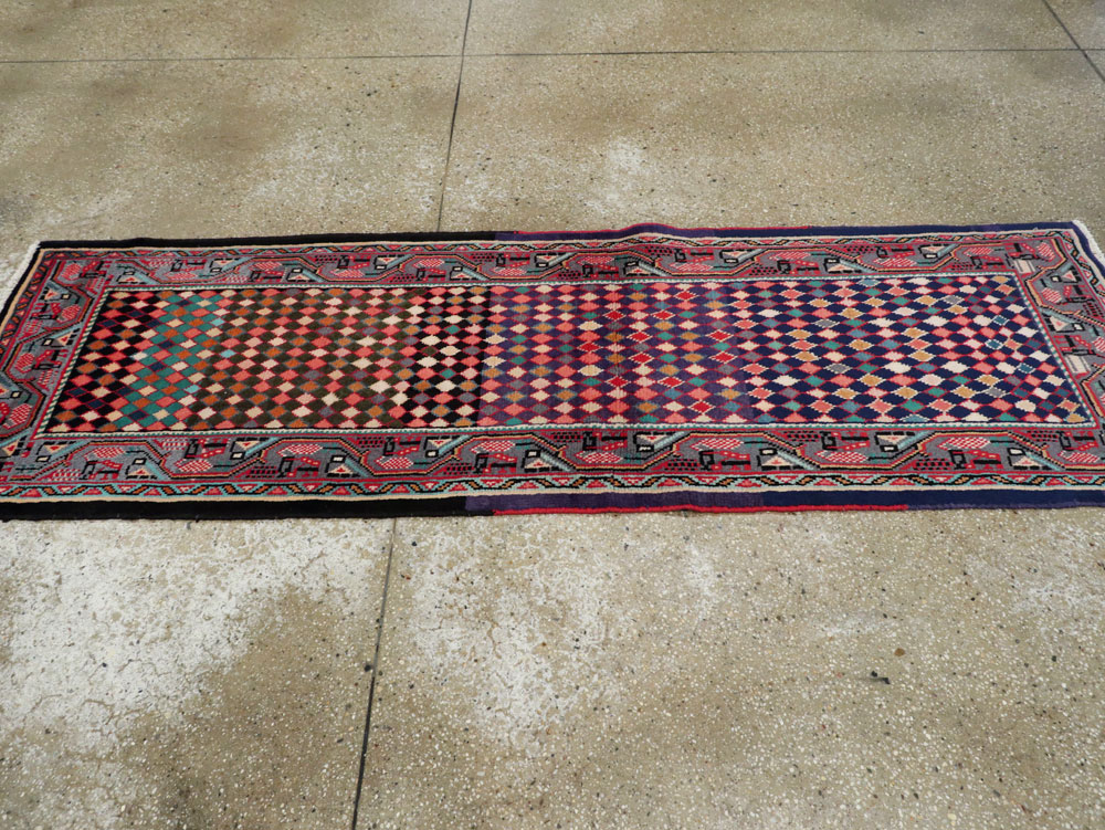 Vintage Persian Mahal Runner, No.25403 - Gsblank