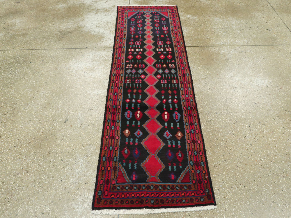 Vintage Persian Hamadan Runner, No.25404 - Gsblank