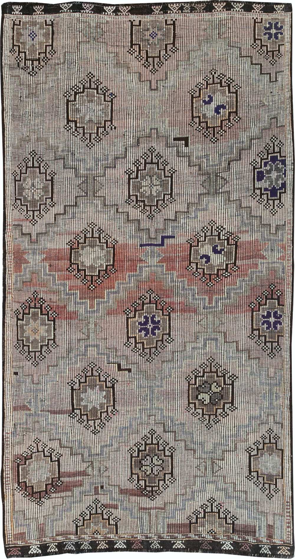 Vintage Turkish Flatweave, No.25410 - Gsblank
