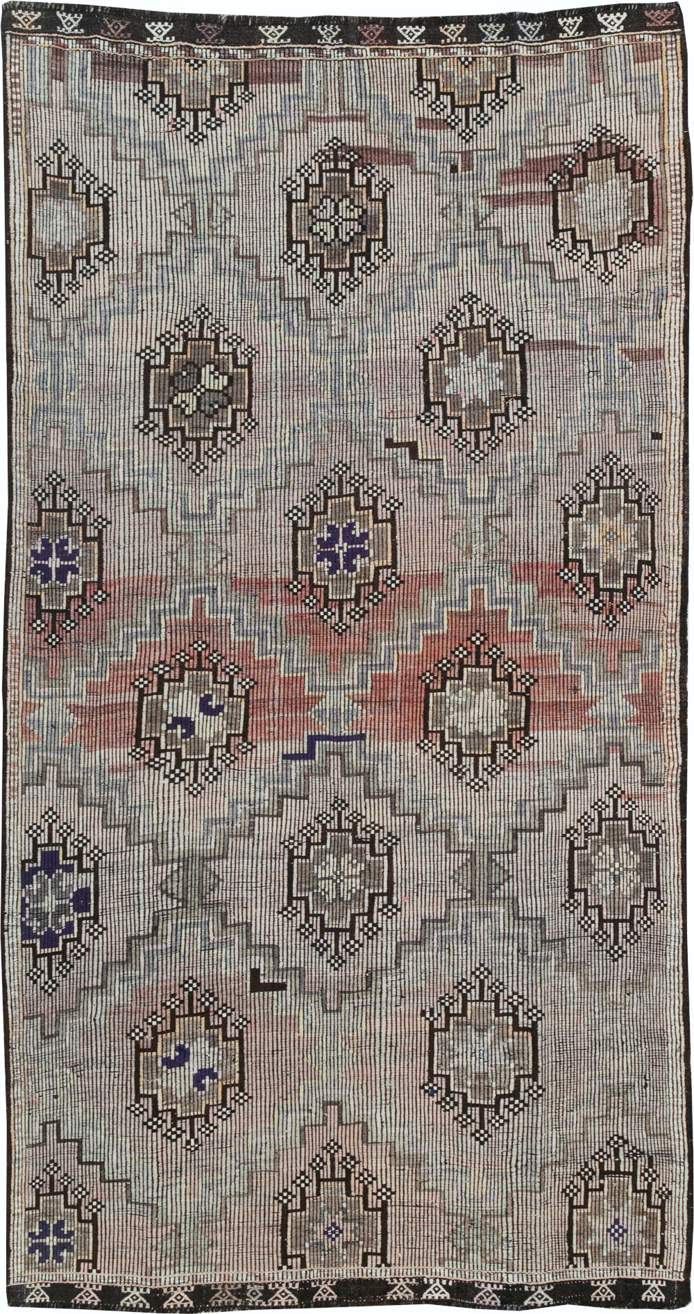 Vintage Turkish Flatweave, No.25410 - Gsblank