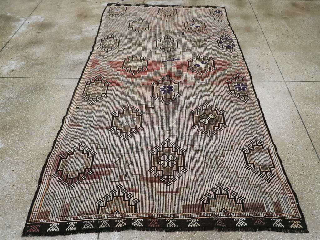 Vintage Turkish Flatweave, No.25410 - Gsblank