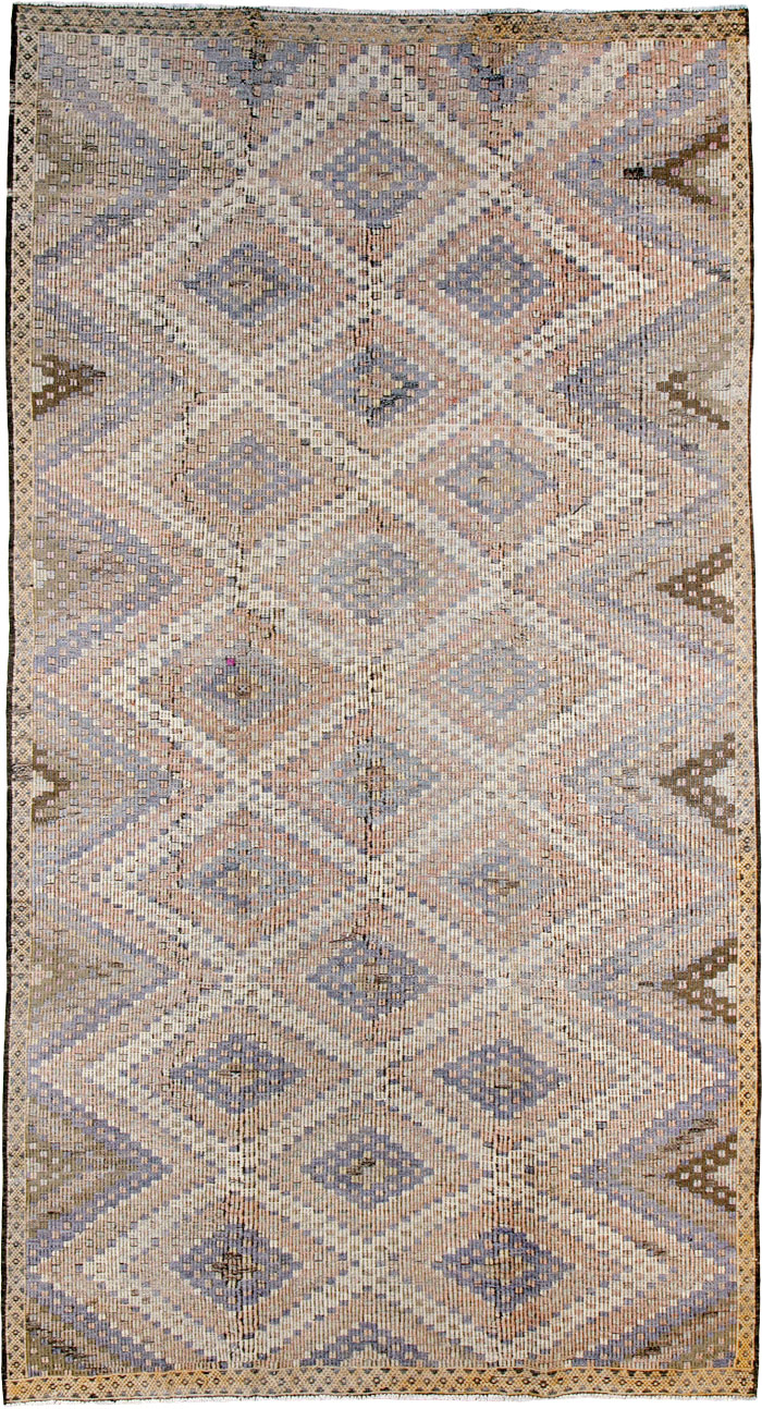 Vintage Turkish Kilim, No.25411 - Gsblank