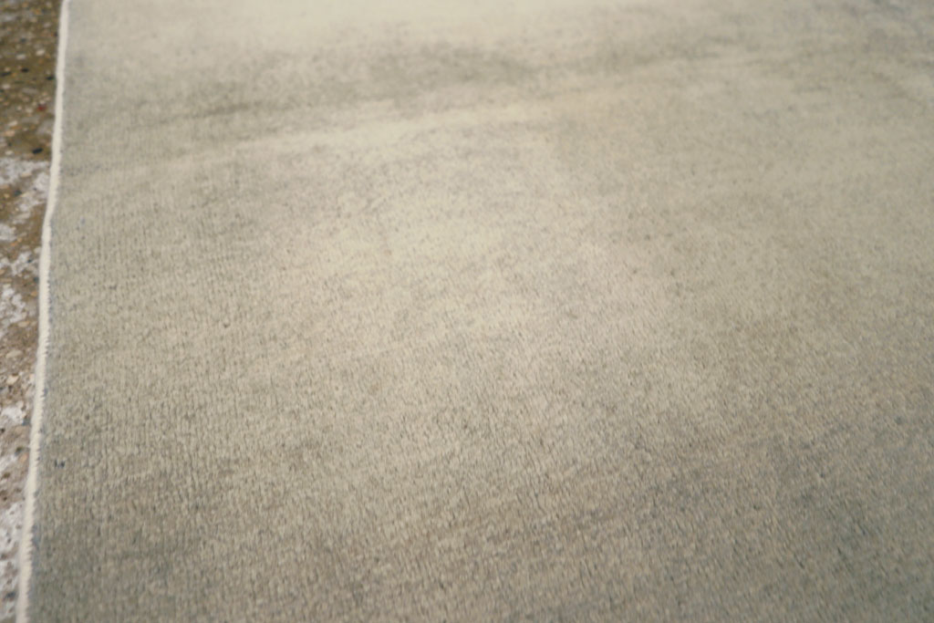 Vintage Persian Mashad Modernist Rug, No.25424 - Gsblank