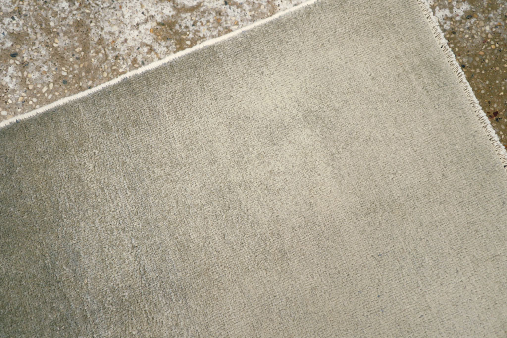 Vintage Persian Mashad Modernist Rug, No.25424 - Gsblank