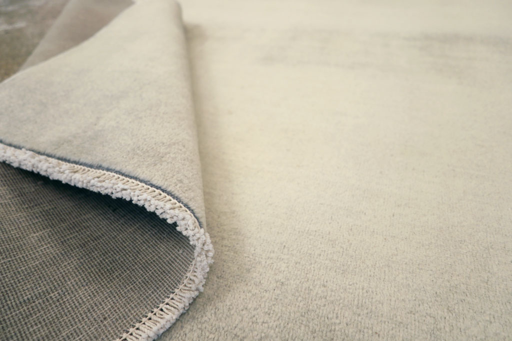 Vintage Persian Mashad Modernist Rug, No.25424 - Gsblank