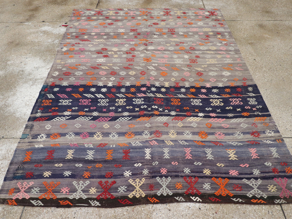 Vintage Turkish Kilim, No.25437 - Gsblank