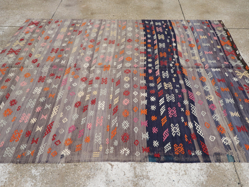 Vintage Turkish Kilim, No.25437 - Gsblank