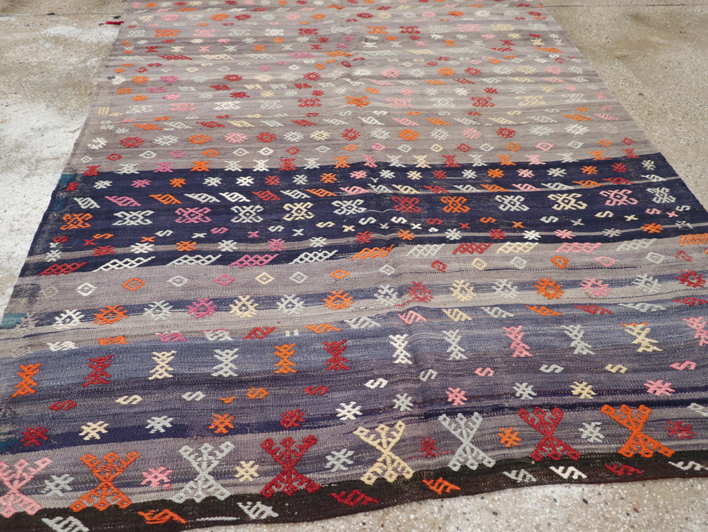 Vintage Turkish Kilim, No.25437 - Gsblank