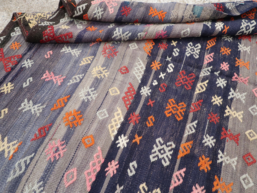 Vintage Turkish Kilim, No.25437 - Gsblank