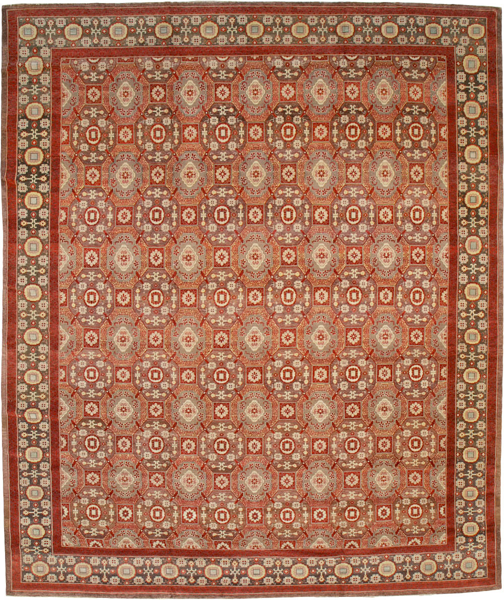 Contemporary Large Egyptian Carpet in the Khotan Style, No.25452 - Gsblank