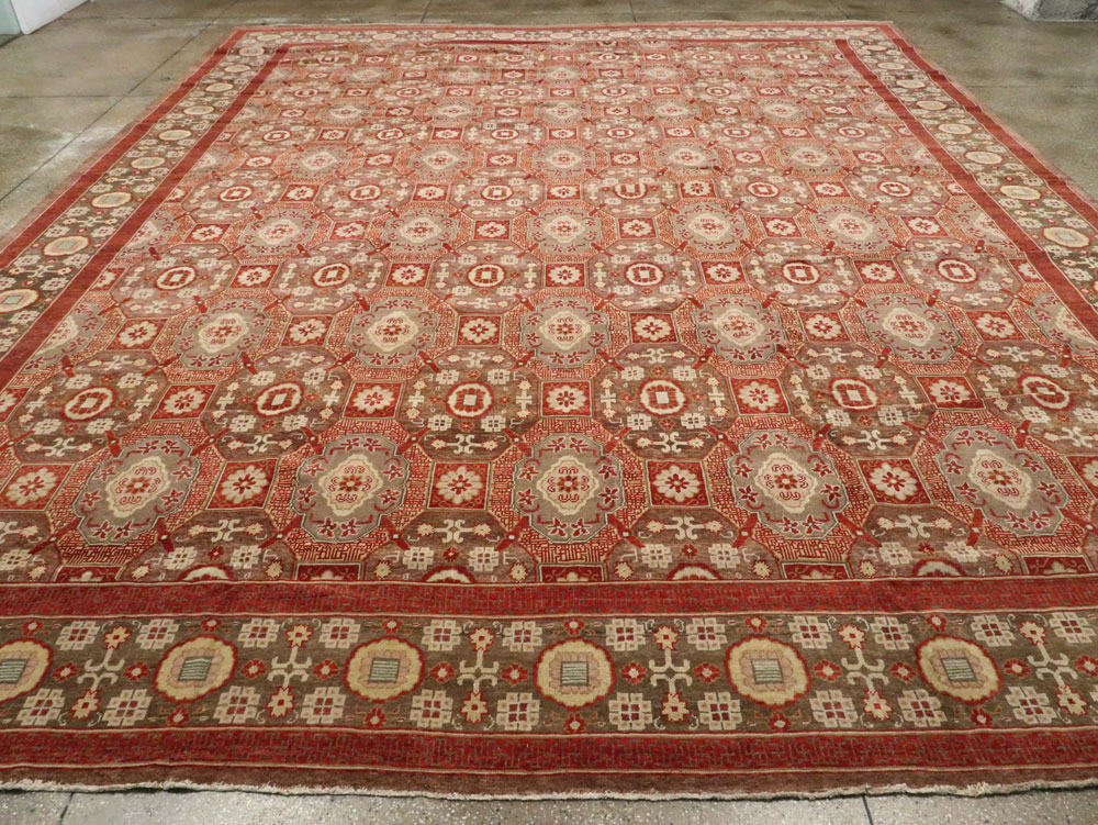 Contemporary Large Egyptian Carpet in the Khotan Style, No.25452 - Gsblank