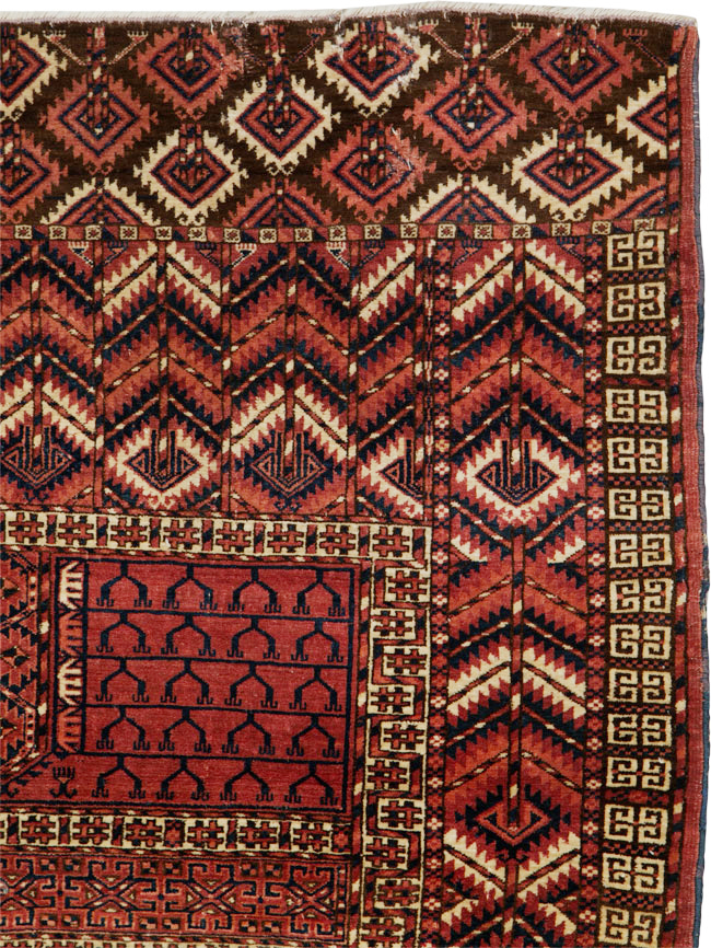 Antique Central Asian Tekke Rug, No.25460 - Gsblank