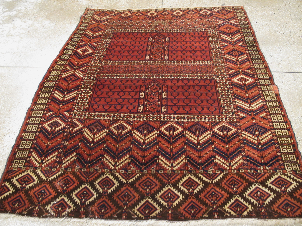 Antique Central Asian Tekke Rug, No.25460 - Gsblank
