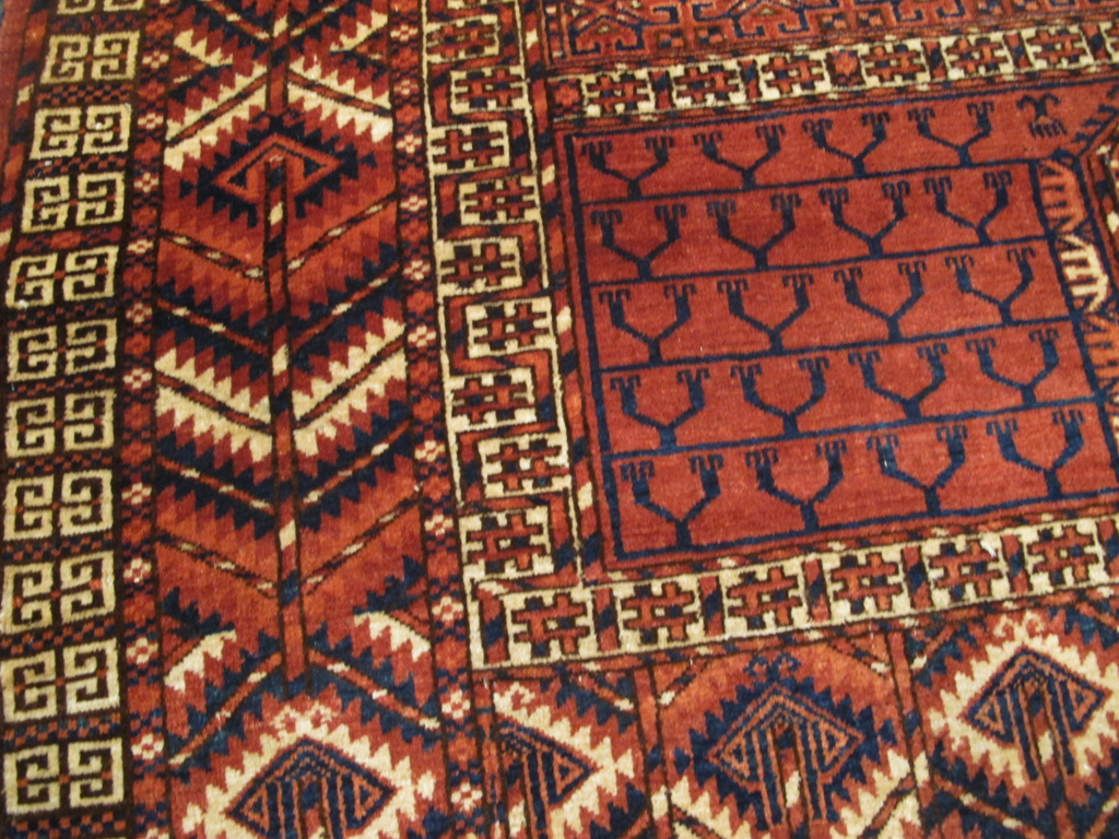 Antique Central Asian Tekke Rug, No.25460 - Gsblank