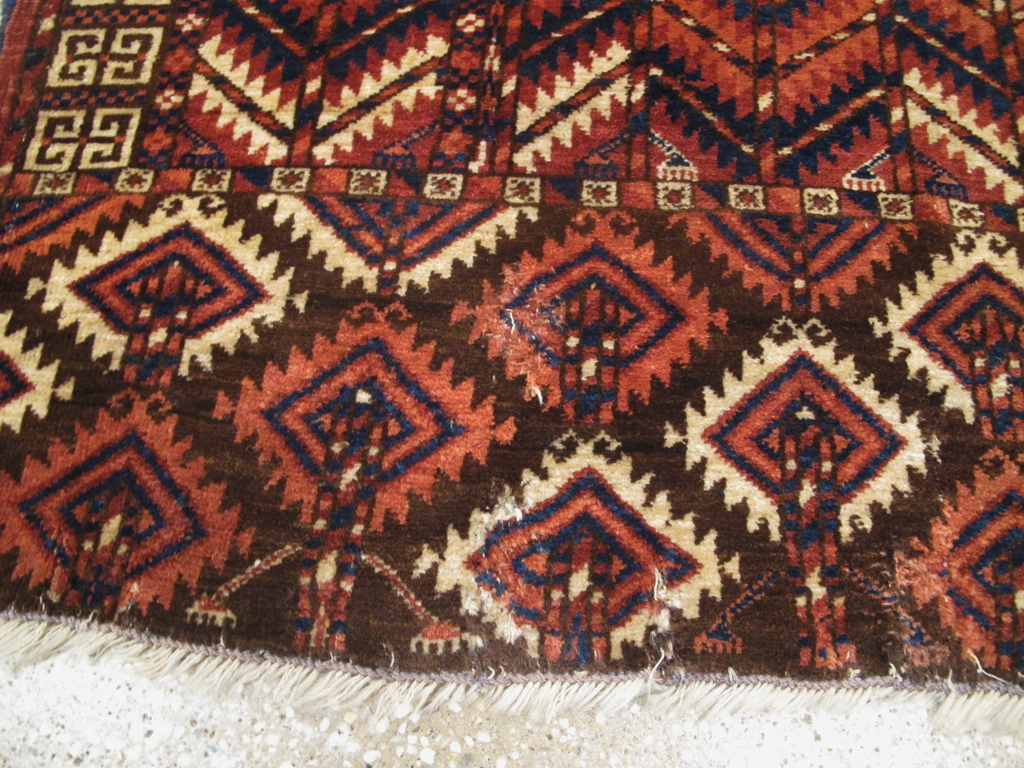Antique Central Asian Tekke Rug, No.25460 - Gsblank