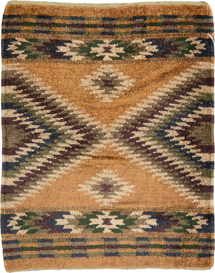 Vintage Indian Flatweave Kilim, No.25465 - Gsblank
