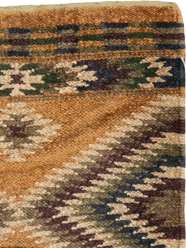 Vintage Indian Flatweave Kilim, No.25465 - Gsblank