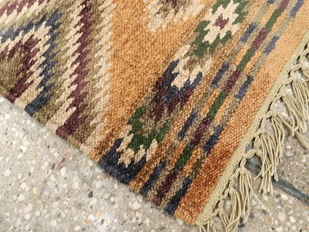 Vintage Indian Flatweave Kilim, No.25465 - Gsblank