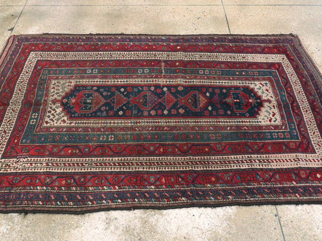 Antique Persian Kurdish Rug, No.25472 - Gsblank