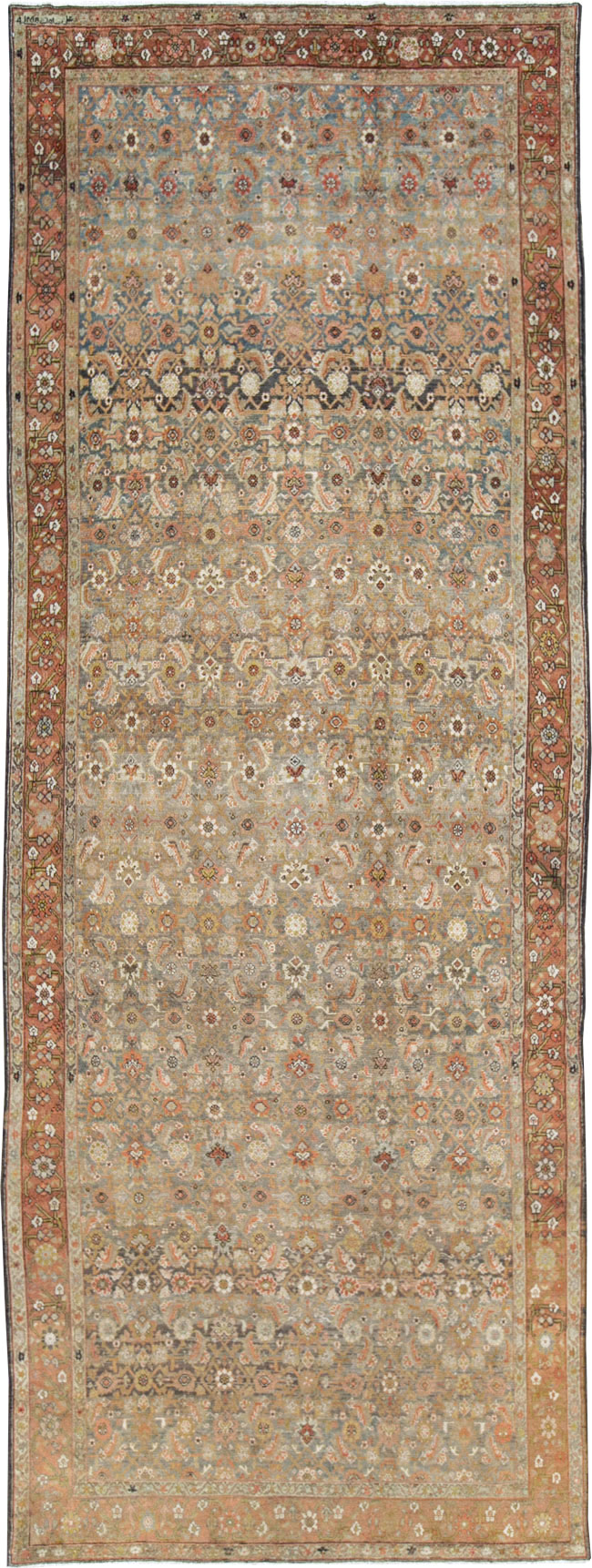 Antique Persian Gallery Malayer Carpet, No.25477 - Gsblank