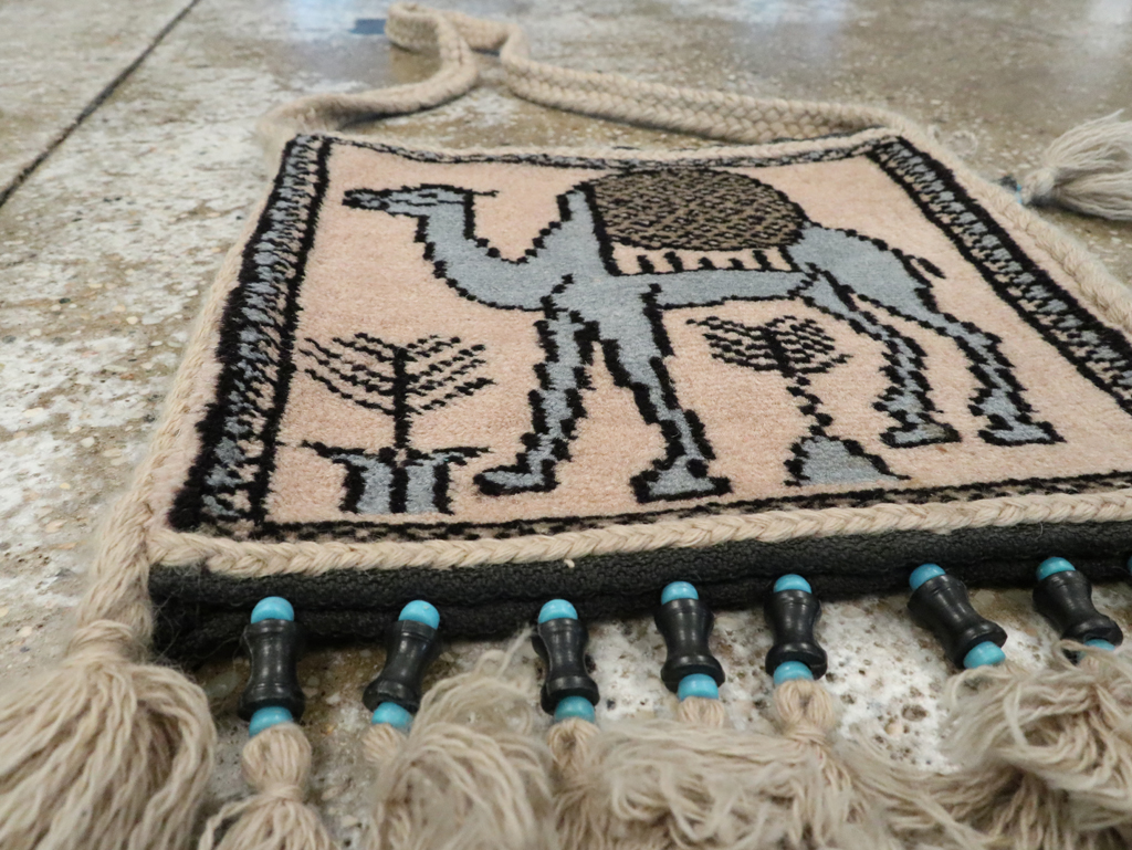 Vintage Persian Qashqai Tribal Shoulder Bag, No.25481 - Gsblank