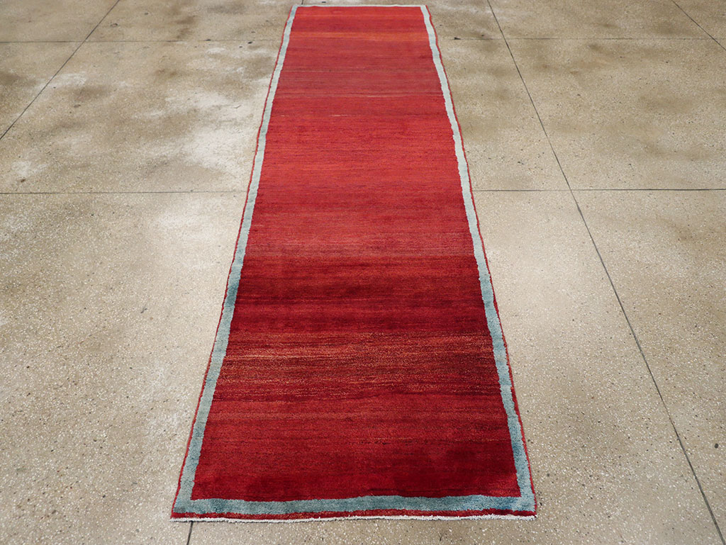 Vintage Persian Malayer Modernist Rug, No.25485 - Gsblank