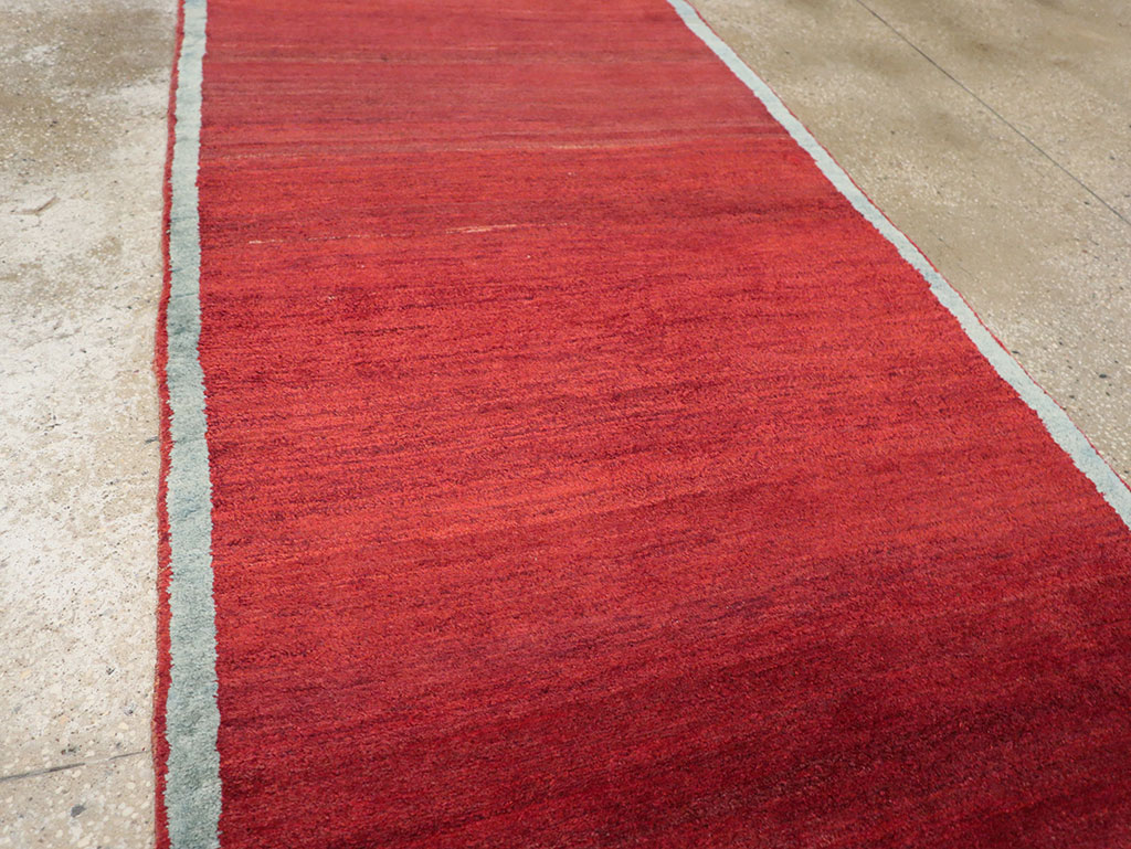 Vintage Persian Malayer Modernist Rug, No.25485 - Gsblank