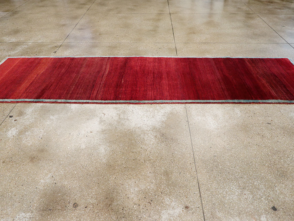 Vintage Persian Malayer Modernist Rug, No.25485 - Gsblank