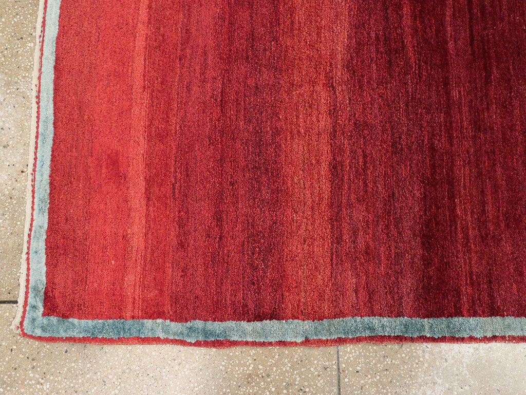 Vintage Persian Malayer Modernist Rug, No.25485 - Gsblank