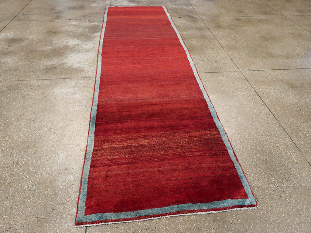 Vintage Persian Malayer Modernist Rug, No.25485 - Gsblank