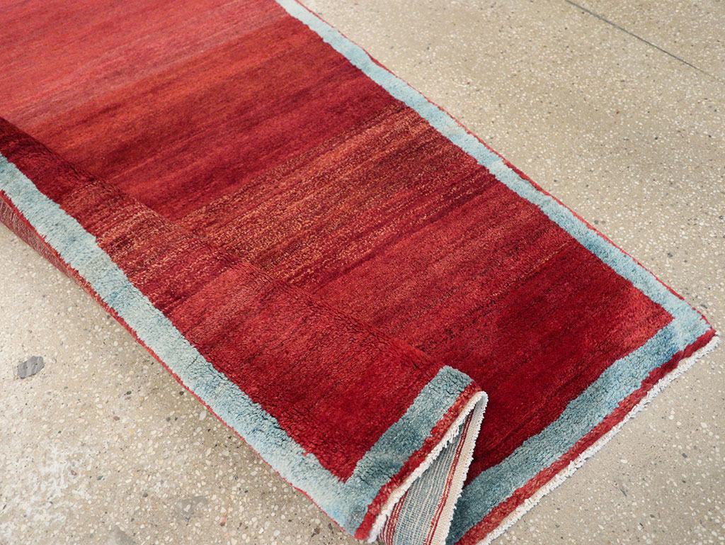 Vintage Persian Malayer Modernist Rug, No.25485 - Gsblank