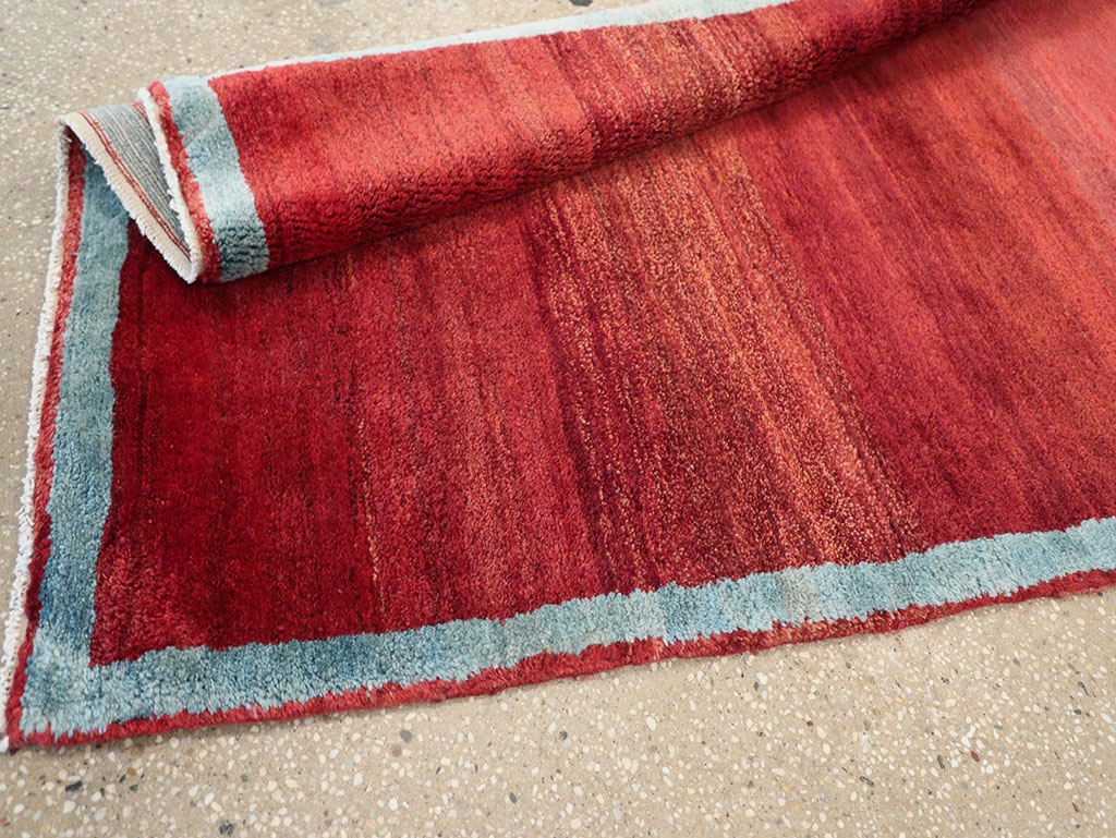 Vintage Persian Malayer Modernist Rug, No.25485 - Gsblank