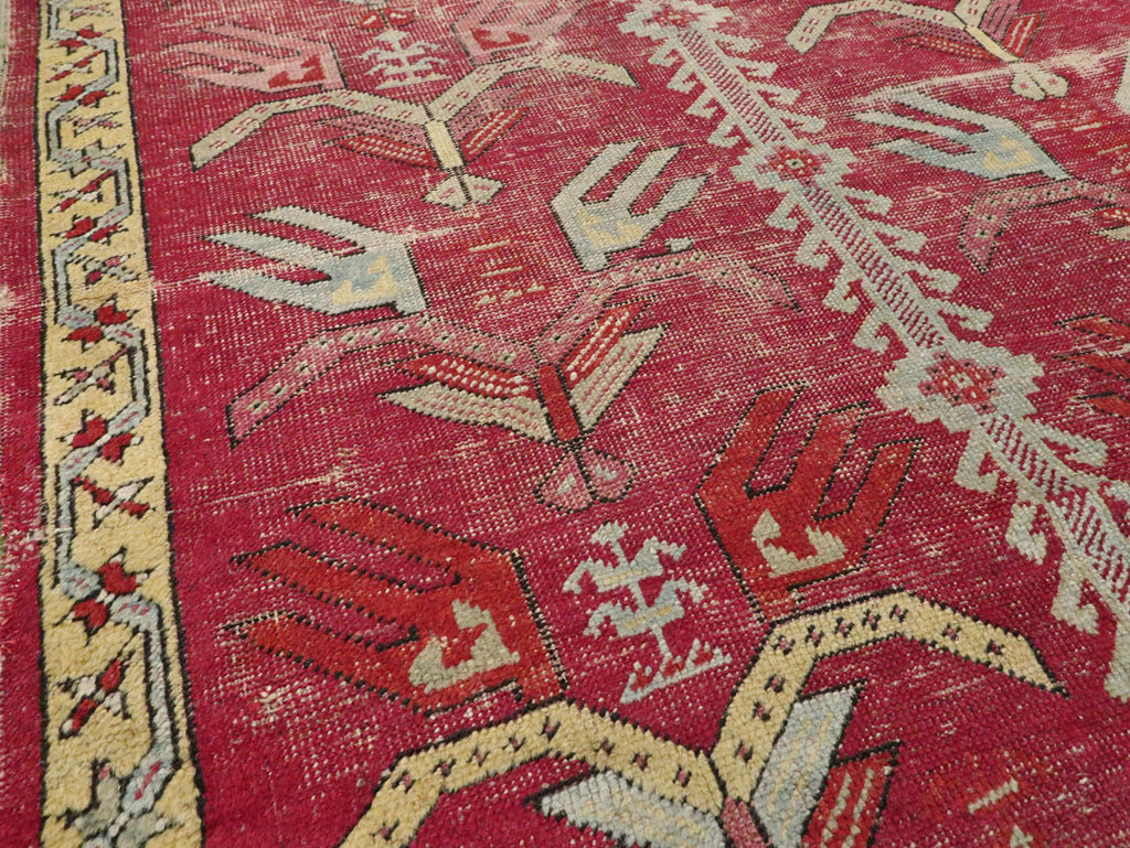 Antique Turkish Ghiordes Runner, No.25486 - Gsblank