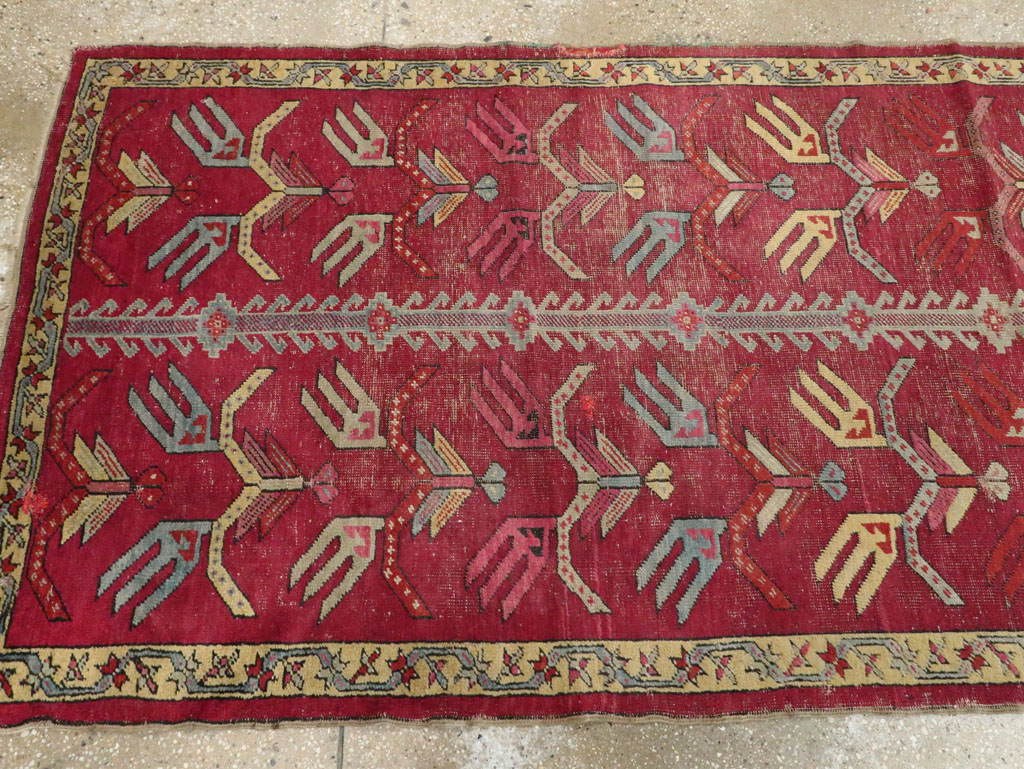 Antique Turkish Ghiordes Runner, No.25486 - Gsblank