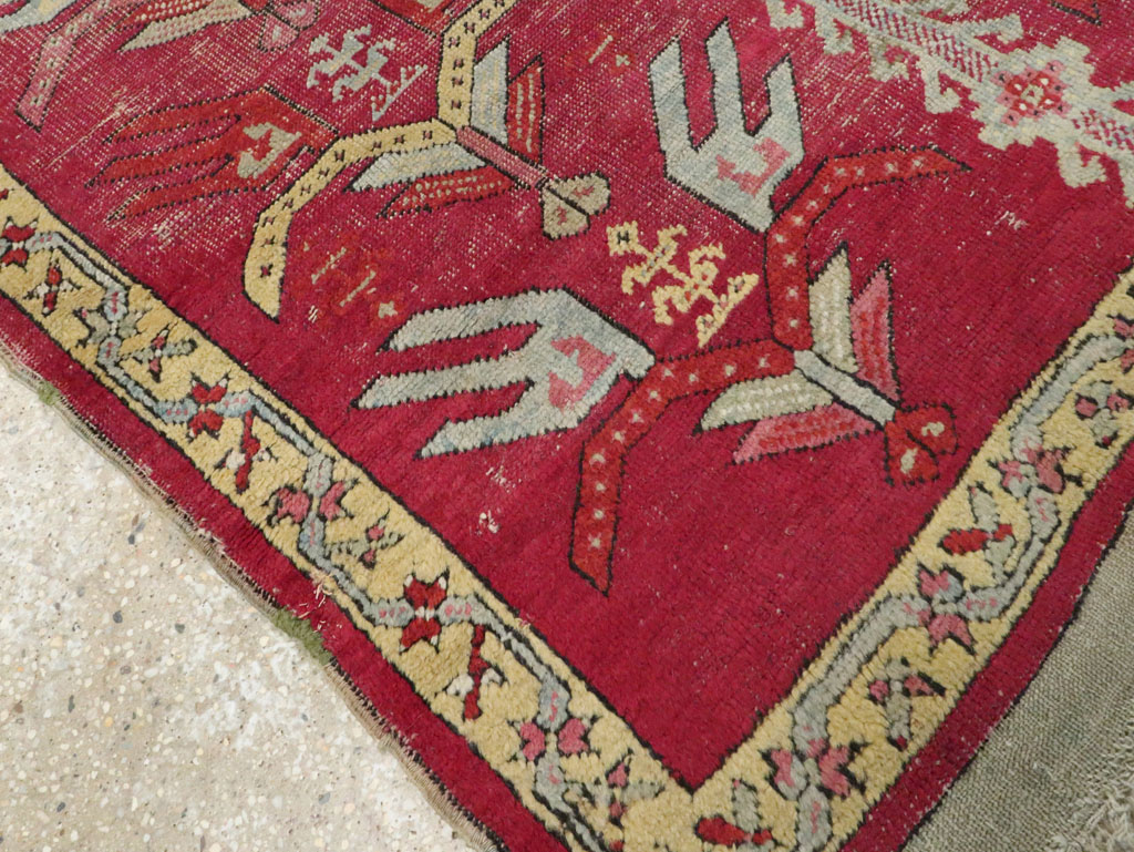 Antique Turkish Ghiordes Runner, No.25486 - Gsblank