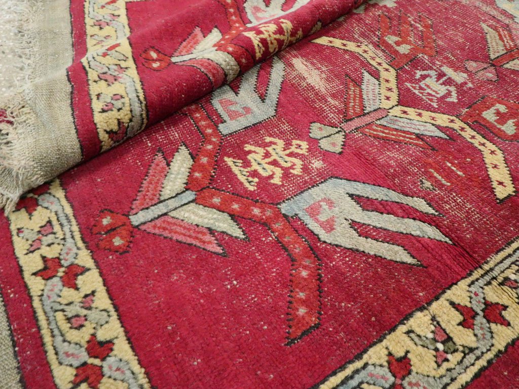 Antique Turkish Ghiordes Runner, No.25486 - Gsblank